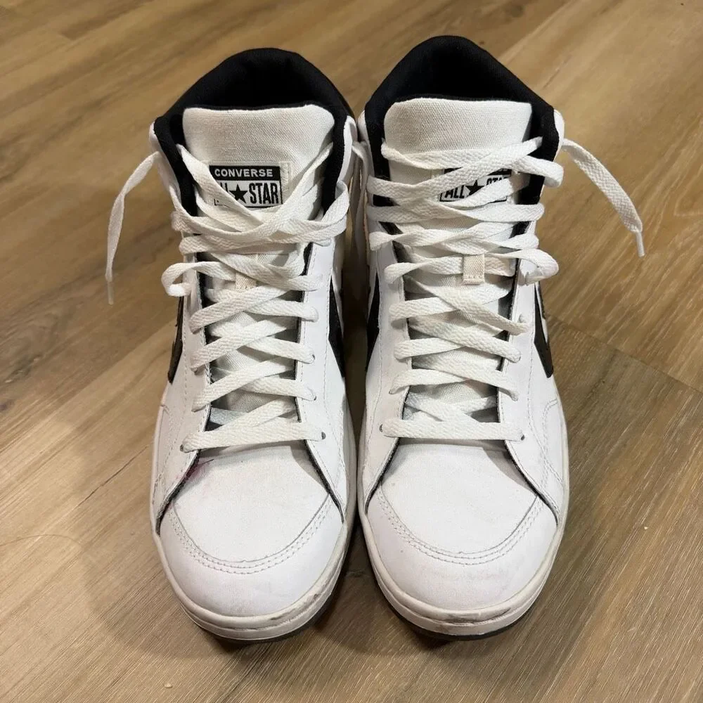 Converse Pro Blaze Classic V2 Sneaker White Black Shoe Sz 11.5 Basketball Gym - Picture 5 of 10